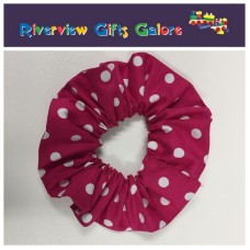 Scrunchie - Pink Spot Scrunchie - Pink Spot